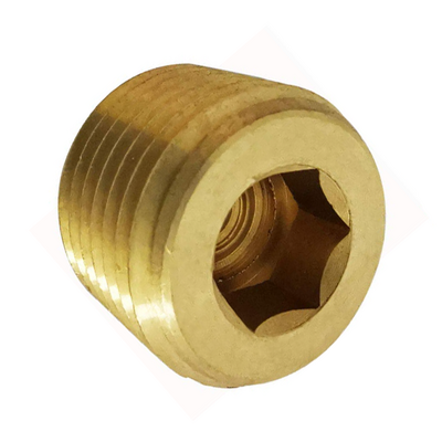 109-N2 FLOFLEX BRASS PIPE FITTING PIPE PLUG 1/4" MALE NPT